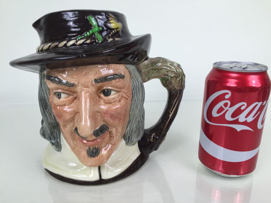 Royal Doulton Large 'Izaak Walton' D6404 Character Pitcher 1953 Compleat-Angler [Photo 4]