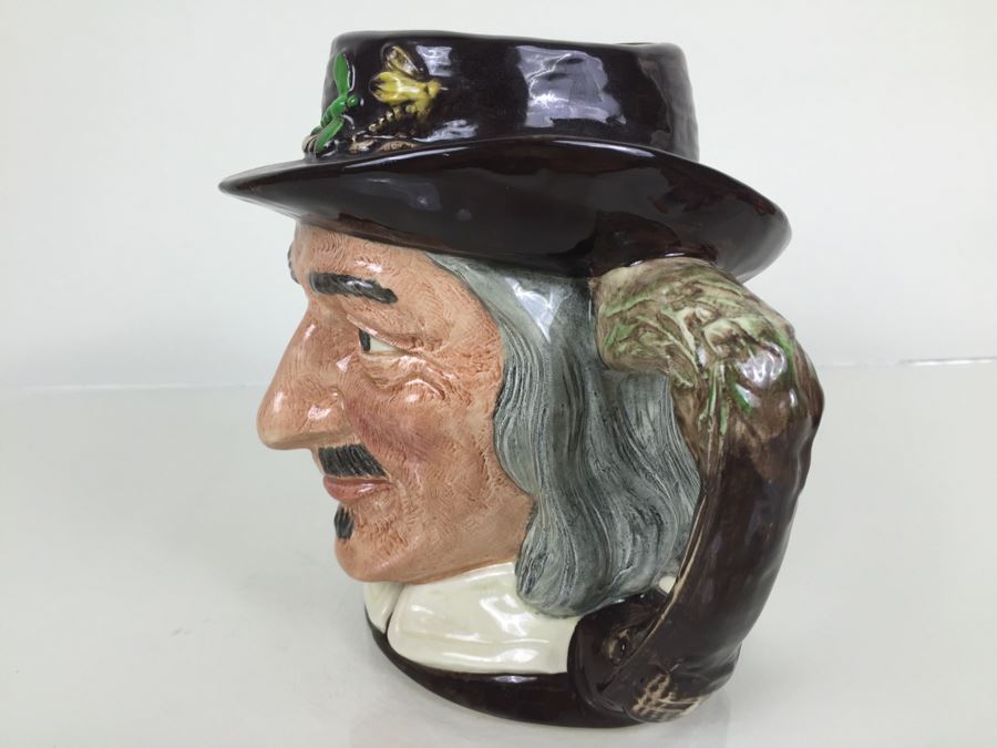 Royal Doulton Large 'Izaak Walton' D6404 Character Pitcher 1953 Compleat-Angler [Photo 7]