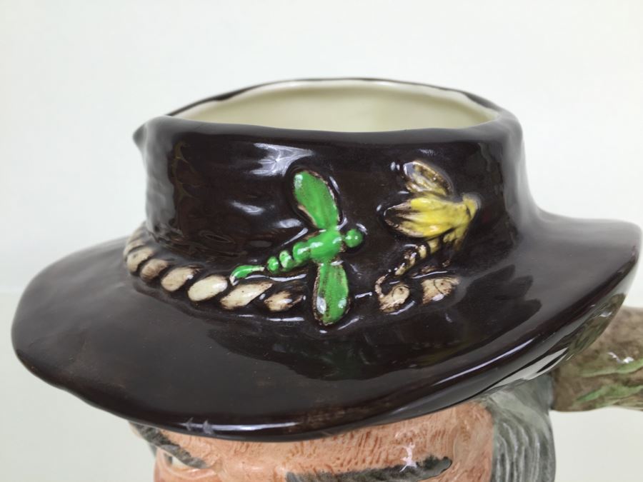 Royal Doulton Large 'Izaak Walton' D6404 Character Pitcher 1953 Compleat-Angler [Photo 5]