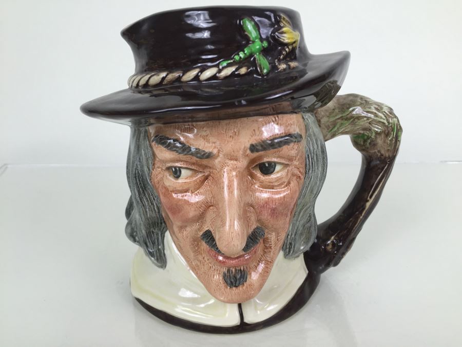 Royal Doulton Large 'Izaak Walton' D6404 Character Pitcher 1953 Compleat-Angler