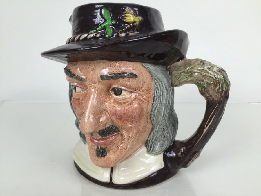 Royal Doulton Large 'Izaak Walton' D6404 Character Pitcher 1953 Compleat-Angler [Photo 6]