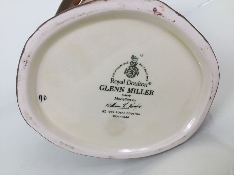 Royal Doulton Large 'Glenn Miller' D6970 Character Jug 1994 [Photo 3]