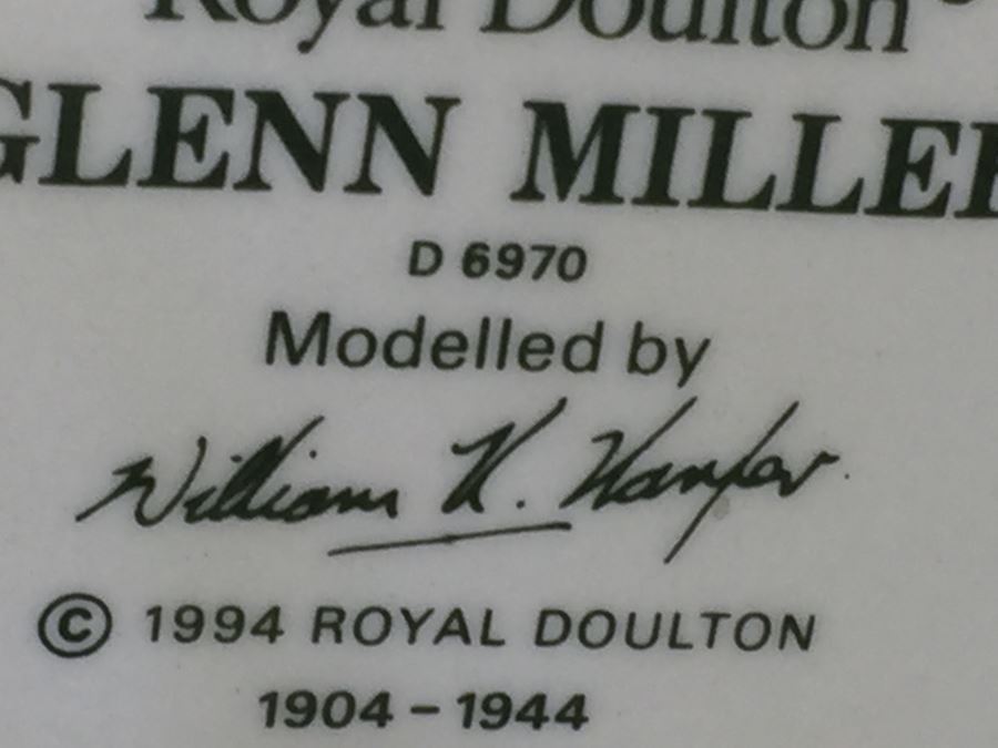 Royal Doulton Large 'Glenn Miller' D6970 Character Jug 1994 [Photo 13]
