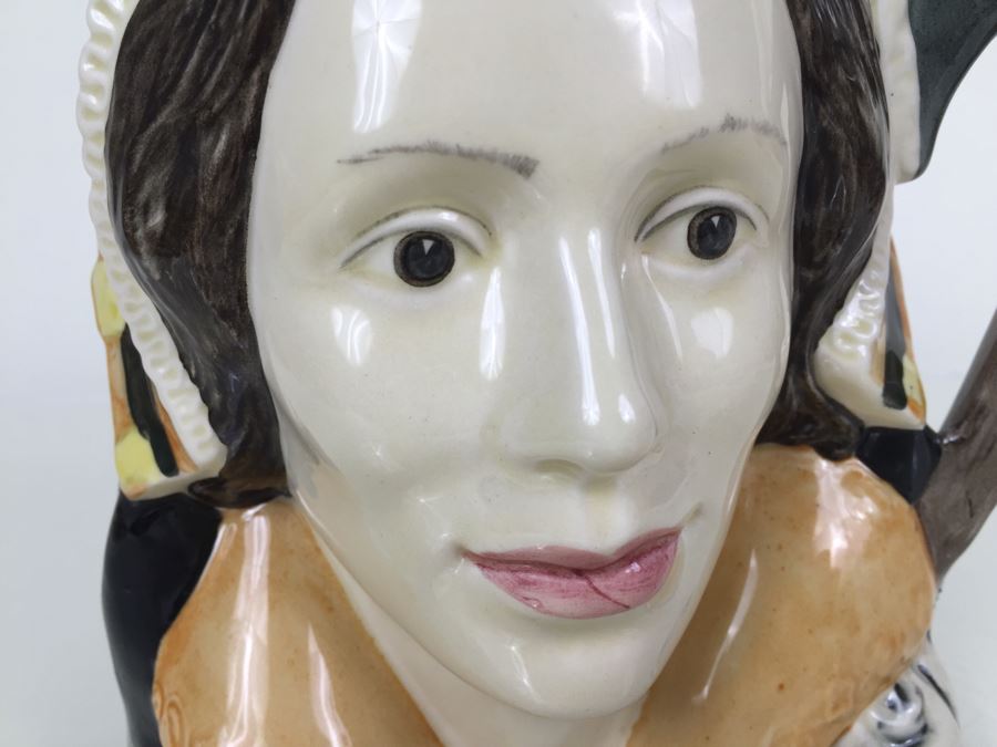 Royal Doulton Large 'Catherine Howard' D6645 Character Pitcher 1977 [Photo 2]