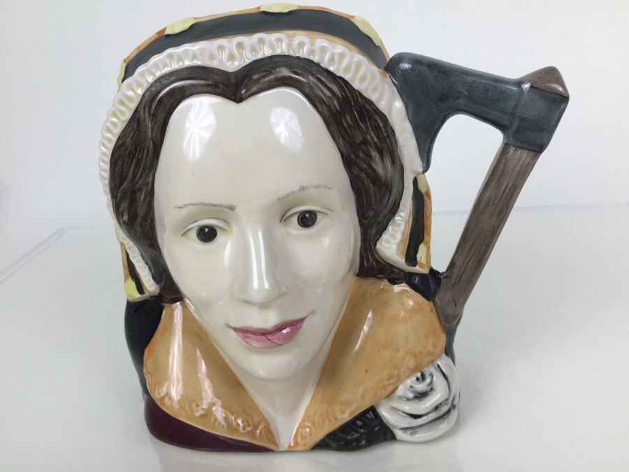 Royal Doulton Large 'Catherine Howard' D6645 Character Pitcher 1977 [Photo 5]