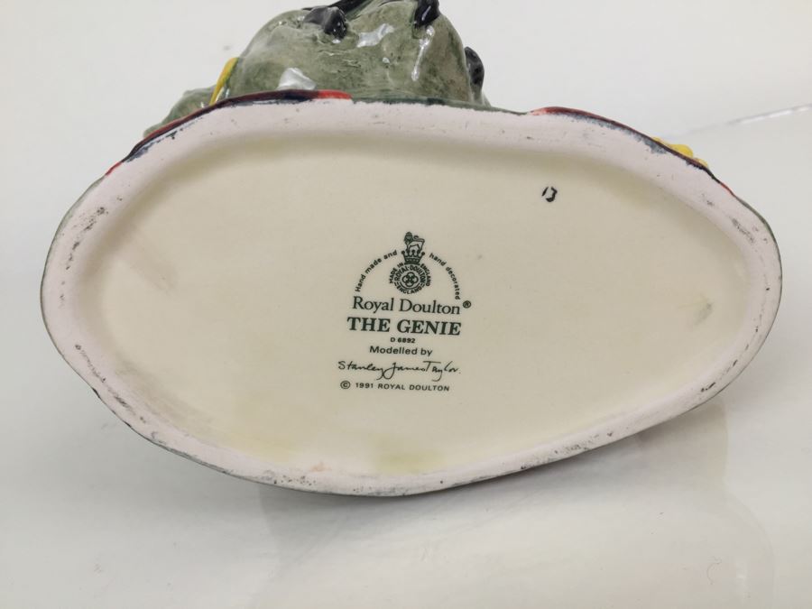 Royal Doulton Large 'The Genie' D6892 Character Pitcher 1991 [Photo 3]