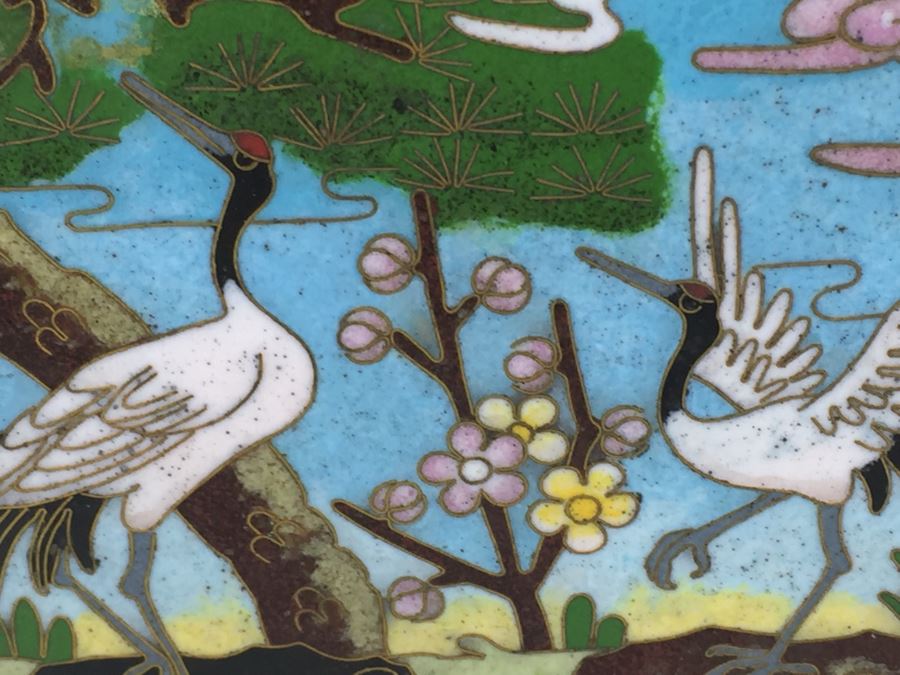 Large Jade Tree With Cloisonne Pot [Photo 20]