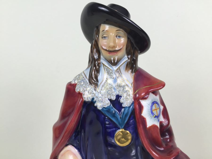Royal Doulton Large 'King Charles I' HN 3459 Character Figure 1992 Limited Edition 266 Of 350 [Photo 2]