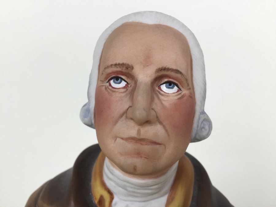 Royal Doulton Large 'General Washington At Prayer Winter At Valley Forge 1777-1778' HN2861 Character Figure With Wooden Bas 1974 Limited Edition 184 Of 750 Signed By Michael Doulton And Sculptor Laszlo Ispanky Matte Finish Estimate $2,400 [Photo 5]