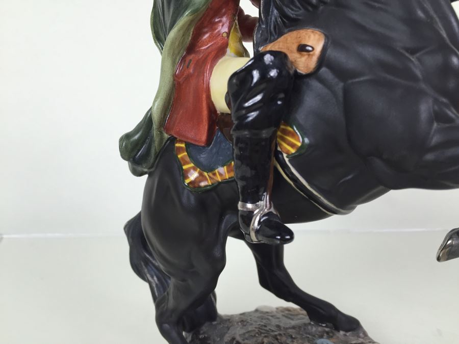 Royal Doulton Large 'Dick Turpin' HN3272 Character Jug 1989 Limited Edition 878 Of 5,000 Matte Finish [Photo 14]