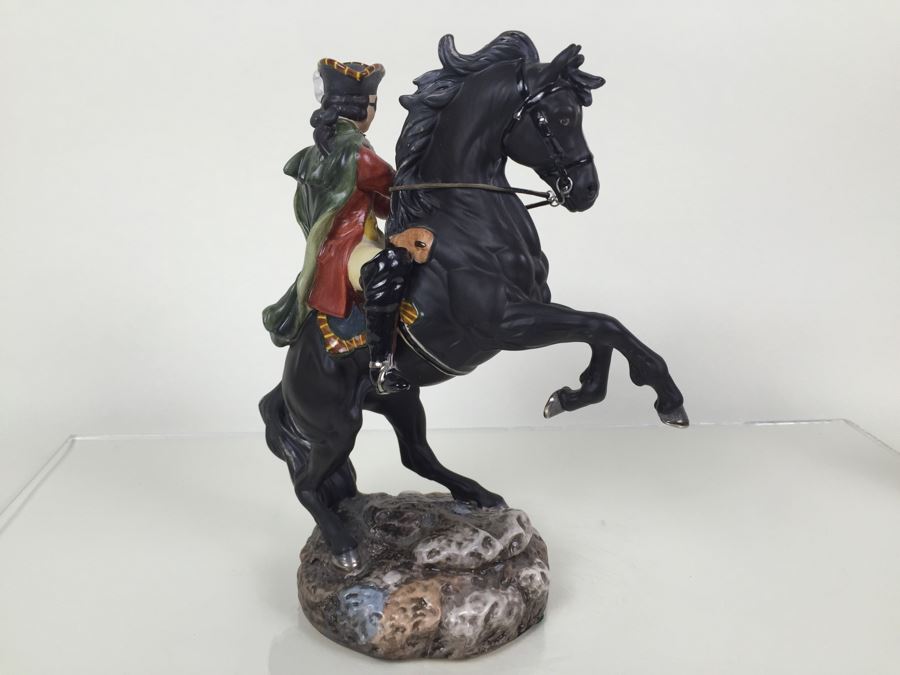 Royal Doulton Large 'Dick Turpin' HN3272 Character Jug 1989 Limited Edition 878 Of 5,000 Matte Finish [Photo 12]