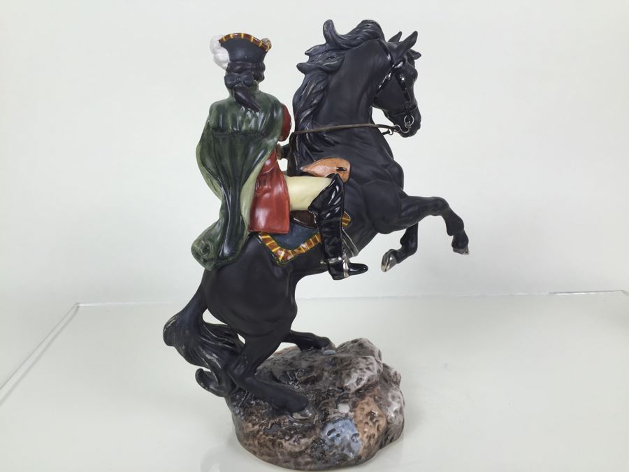 Royal Doulton Large 'Dick Turpin' HN3272 Character Jug 1989 Limited Edition 878 Of 5,000 Matte Finish [Photo 11]