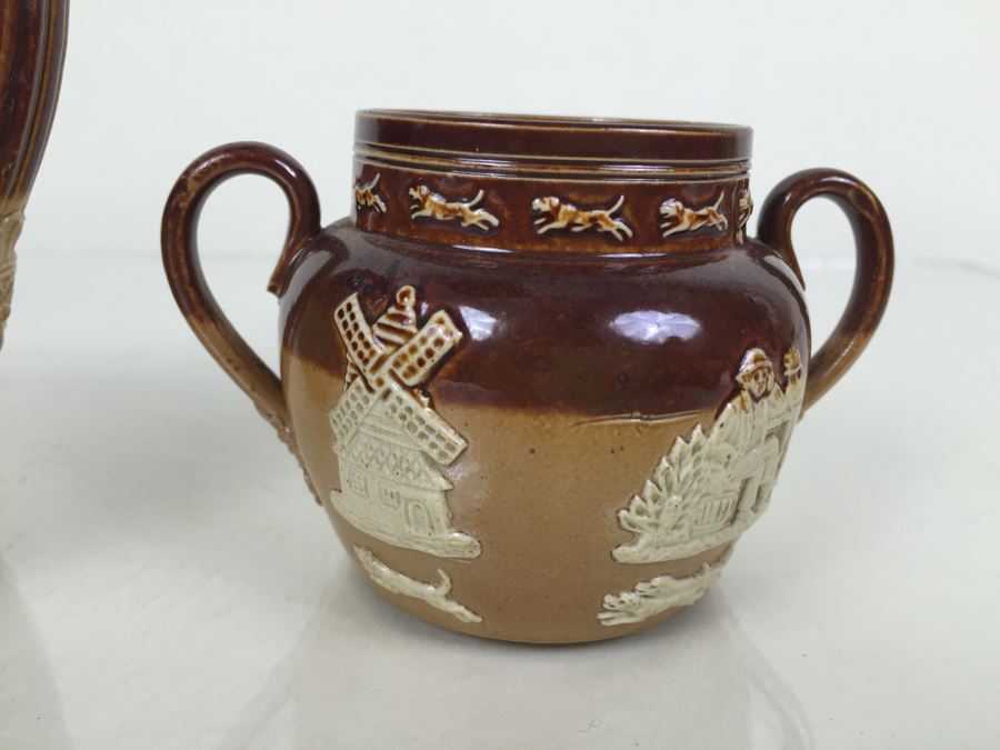 (3) Royal Doulton Relief Pitchers Jugs Handled [Photo 6]