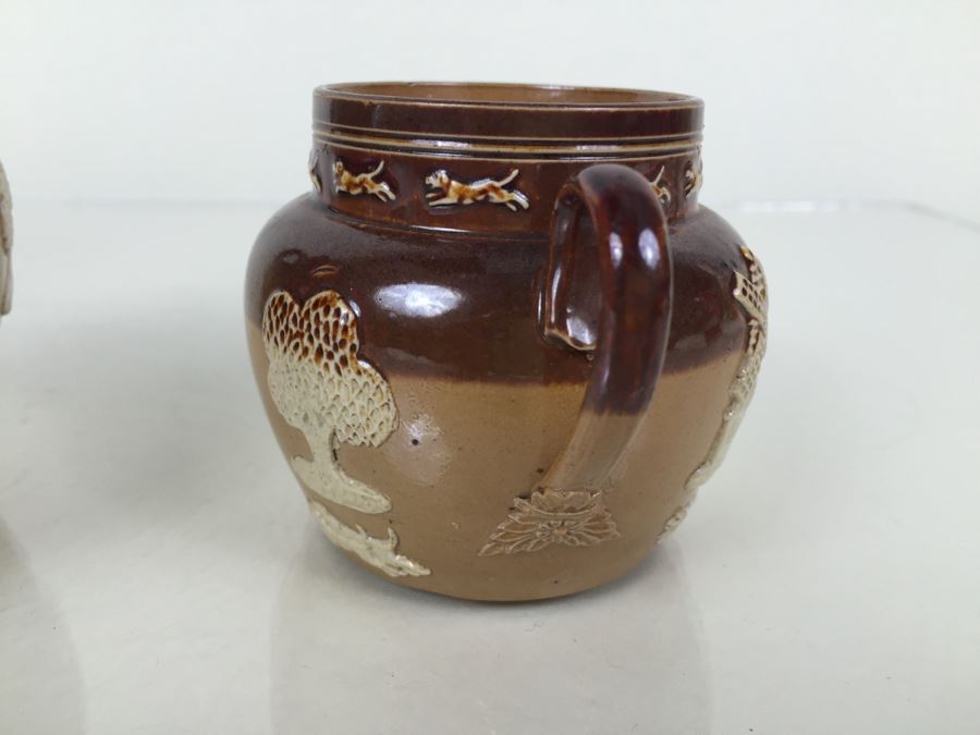 (3) Royal Doulton Relief Pitchers Jugs Handled [Photo 13]