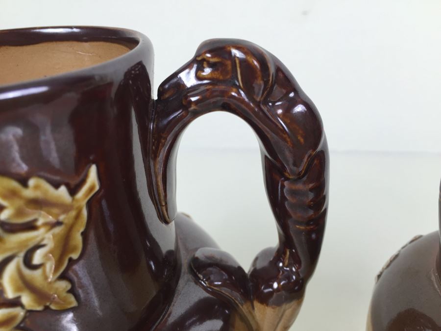 (3) Royal Doulton Relief Pitchers Jugs Handled [Photo 8]