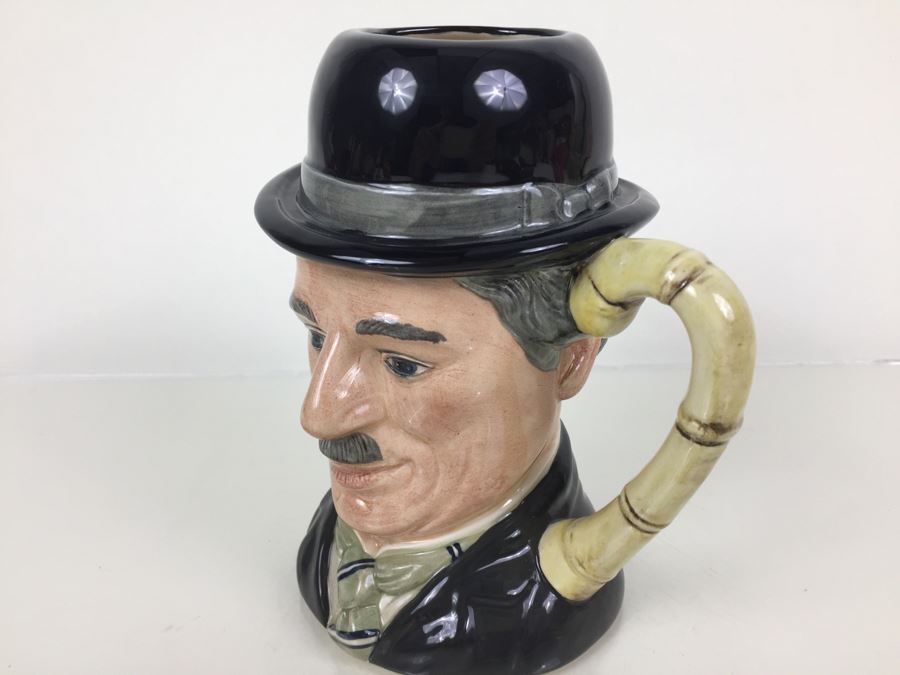Royal Doulton Large 'Charlie Chaplin' D6949 Character Jug 1993 Limited Edition 845 Of 5,000 [Photo 4]