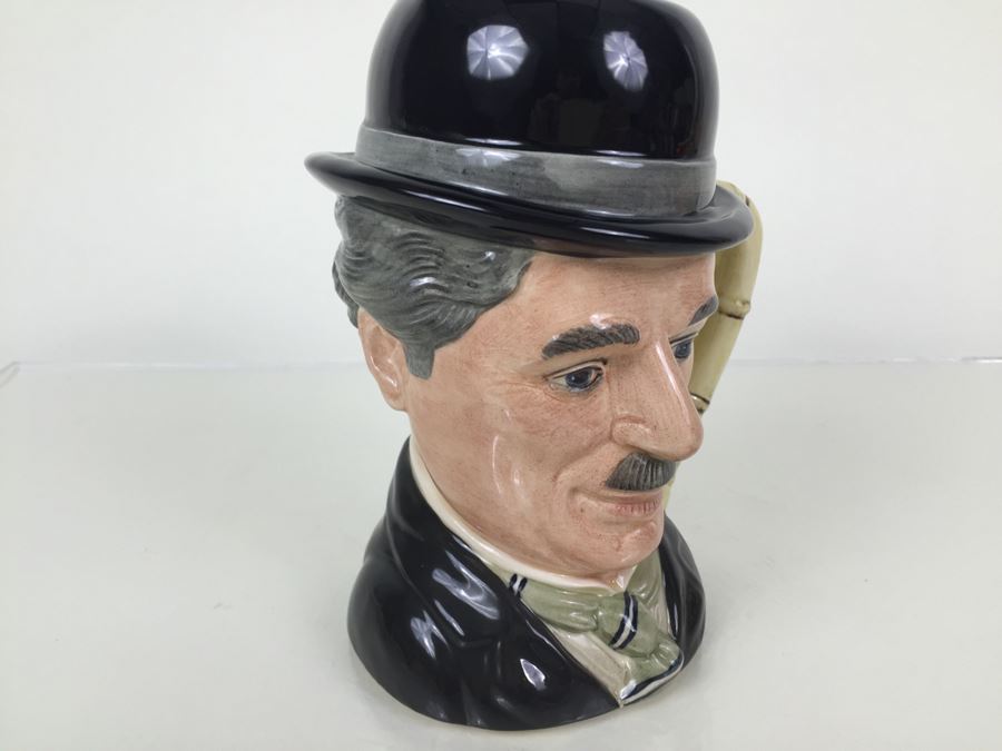 Royal Doulton Large 'Charlie Chaplin' D6949 Character Jug 1993 Limited Edition 845 Of 5,000 [Photo 8]