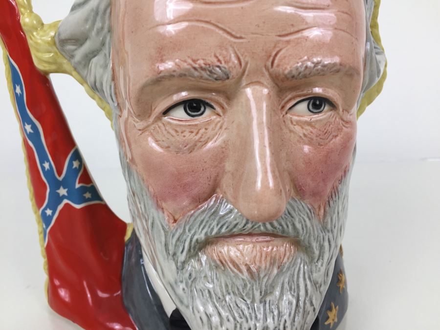 Royal Doulton Large The Antagonists' Collection 'Ulysses S. Grant/Robert E. Lee' D6698 Character Jug 1982 Limited Edition 1,772 Of 9,500 [Photo 9]