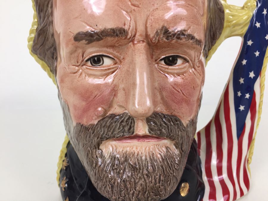 Royal Doulton Large The Antagonists' Collection 'Ulysses S. Grant/Robert E. Lee' D6698 Character Jug 1982 Limited Edition 1,772 Of 9,500 [Photo 5]
