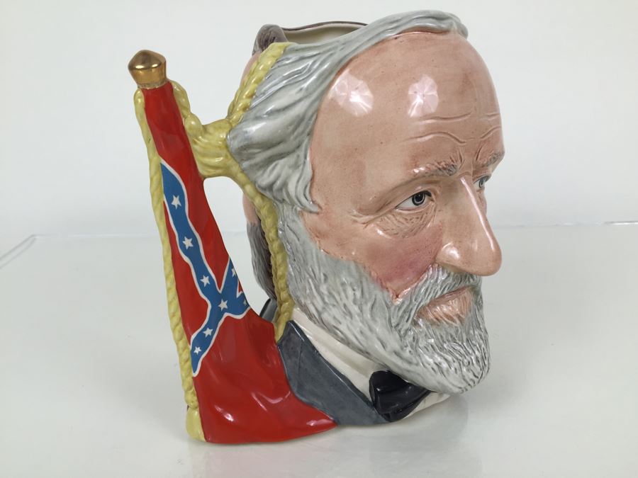 Royal Doulton Large The Antagonists' Collection 'Ulysses S. Grant/Robert E. Lee' D6698 Character Jug 1982 Limited Edition 1,772 Of 9,500 [Photo 8]