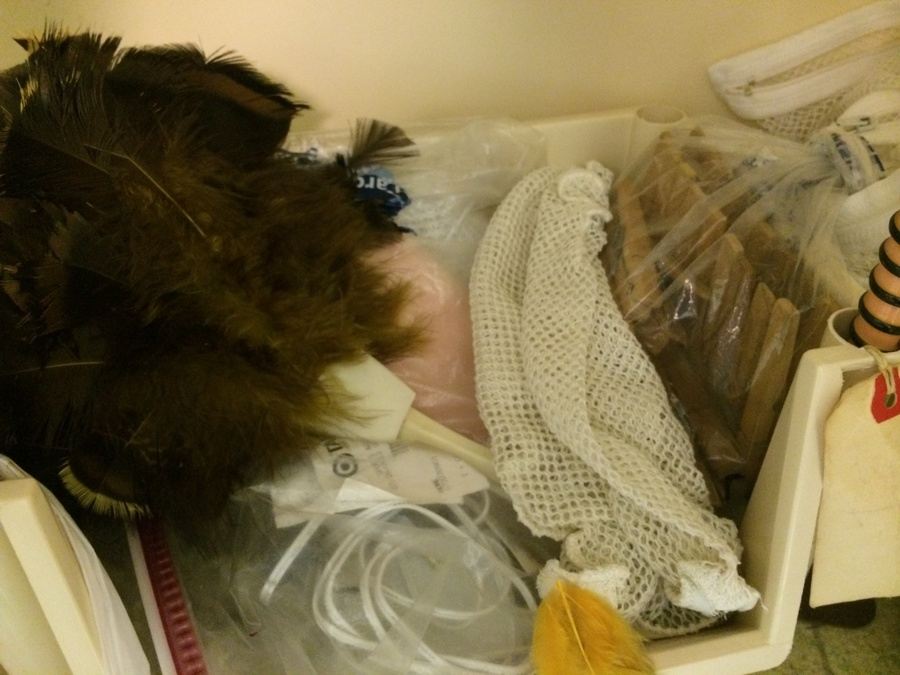 Contents of Cleaning Closet with Wooden Shelf [Photo 6]