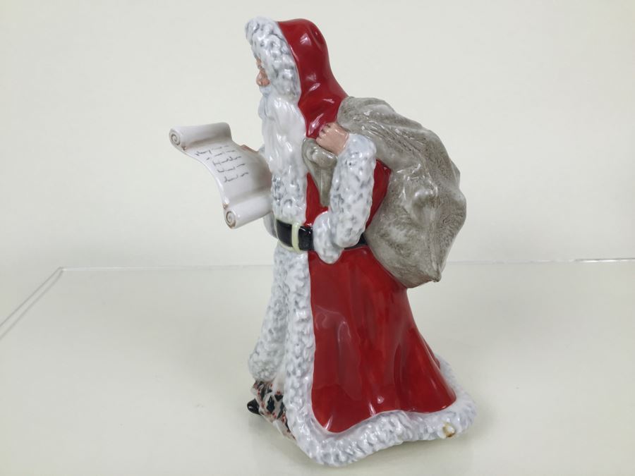 Royal Doulton Large 'Father Christmas' HN3399 Figure 1992 Signed By Michael Doulton [Photo 7]