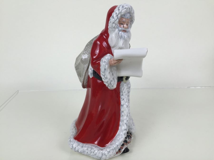 Royal Doulton Large 'Father Christmas' HN3399 Figure 1992 Signed By Michael Doulton [Photo 13]