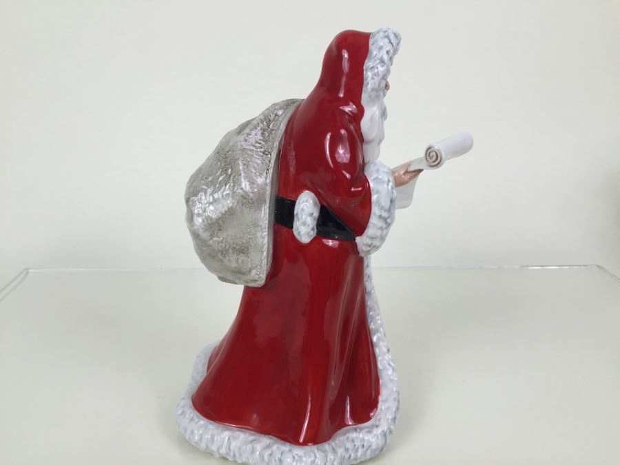 Royal Doulton Large 'Father Christmas' HN3399 Figure 1992 Signed By Michael Doulton [Photo 12]