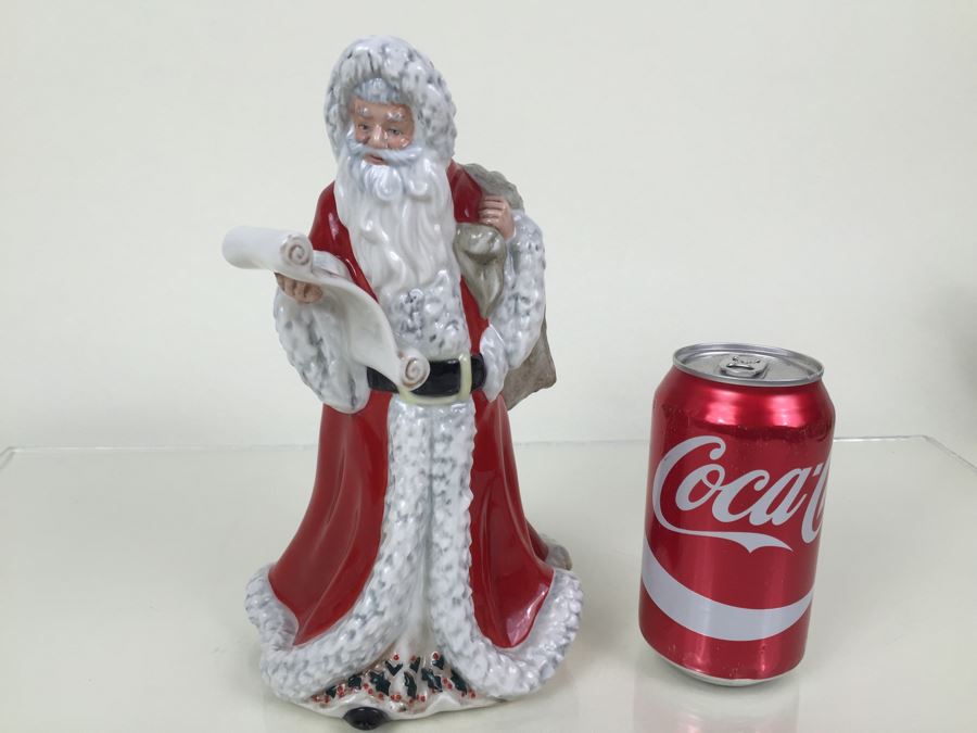 Royal Doulton Large 'Father Christmas' HN3399 Figure 1992 Signed By Michael Doulton [Photo 4]