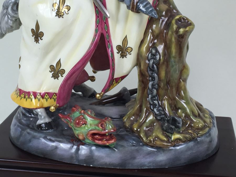 Royal Doulton Large 'St. George and The Dragon' HN2856 Figure Retails For $7,000 [Photo 14]