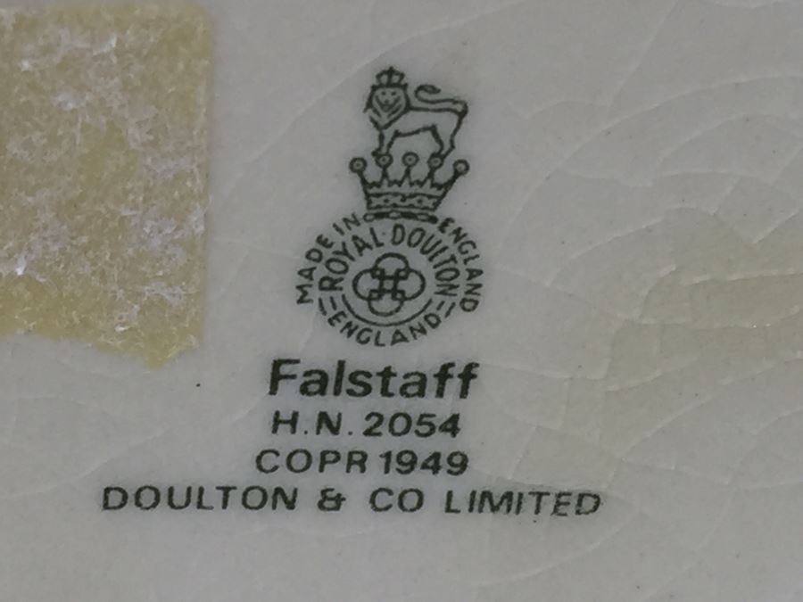 Royal Doulton Small 'Falstaff' HN2054 Character Jug 1949 [Photo 10]