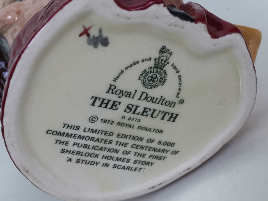 Royal Doulton Small 'The Sleuth' D6773 Character Jug 1972 [Photo 10]