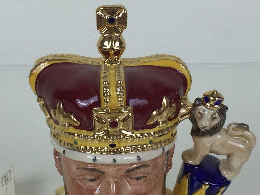 Royal Doulton Small 'King Edward VII' D6923 Character Jug 1992 Limited Edition 1,964 Of 2,500 [Photo 5]