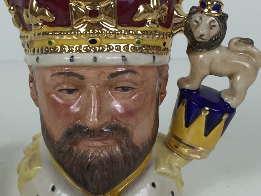 Royal Doulton Small 'King Edward VII' D6923 Character Jug 1992 Limited Edition 1,964 Of 2,500 [Photo 2]