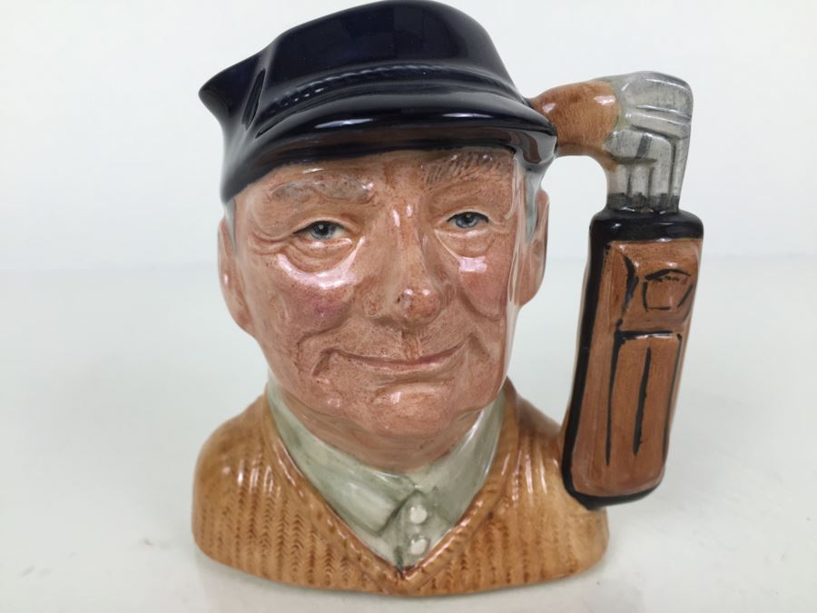 Royal Doulton Small 'Golfer' D6756 Character Jug 1970