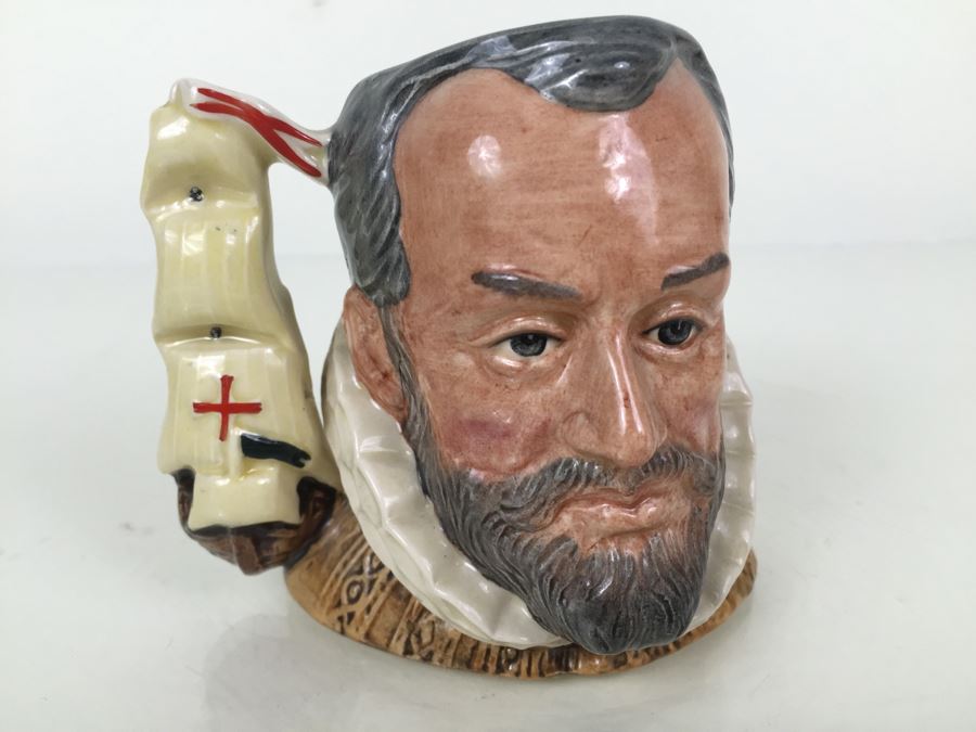 Royal Doulton Small Armada 'King Philip II of Spain' D6822 Character Jug 1988 Limited Edition 2,862 Of 9,500
