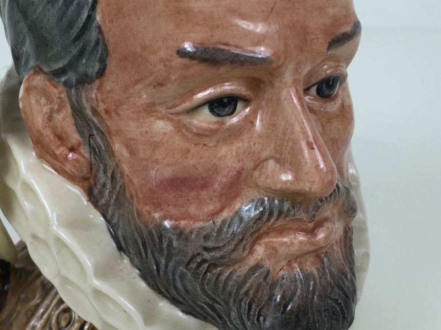 Royal Doulton Small Armada 'King Philip II of Spain' D6822 Character Jug 1988 Limited Edition 2,862 Of 9,500 [Photo 10]