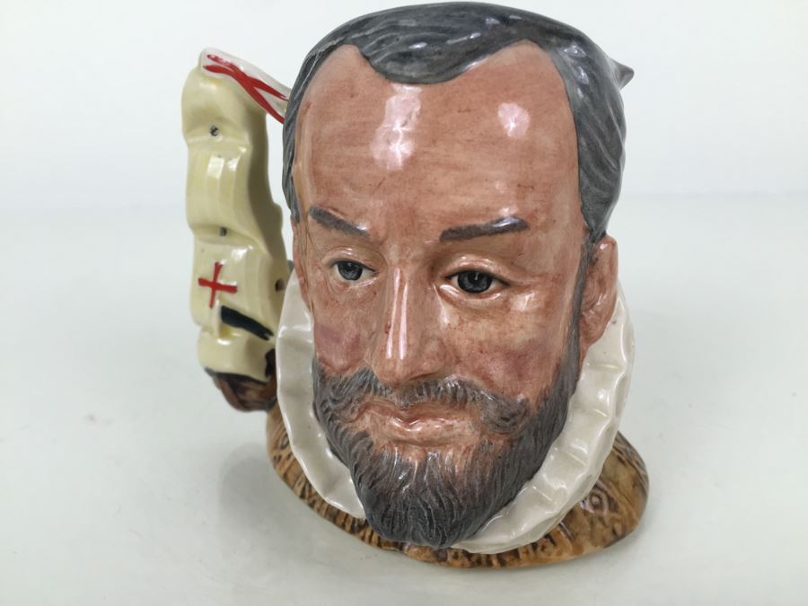 Royal Doulton Small Armada 'King Philip II of Spain' D6822 Character Jug 1988 Limited Edition 2,862 Of 9,500 [Photo 2]