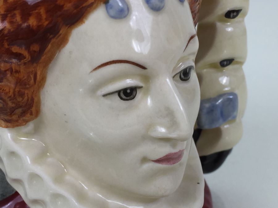 Royal Doulton Small 'Queen Elizabeth I of England' D6821 Character Mug 1988 Limited Edition 2,862 Of 9,500 [Photo 10]