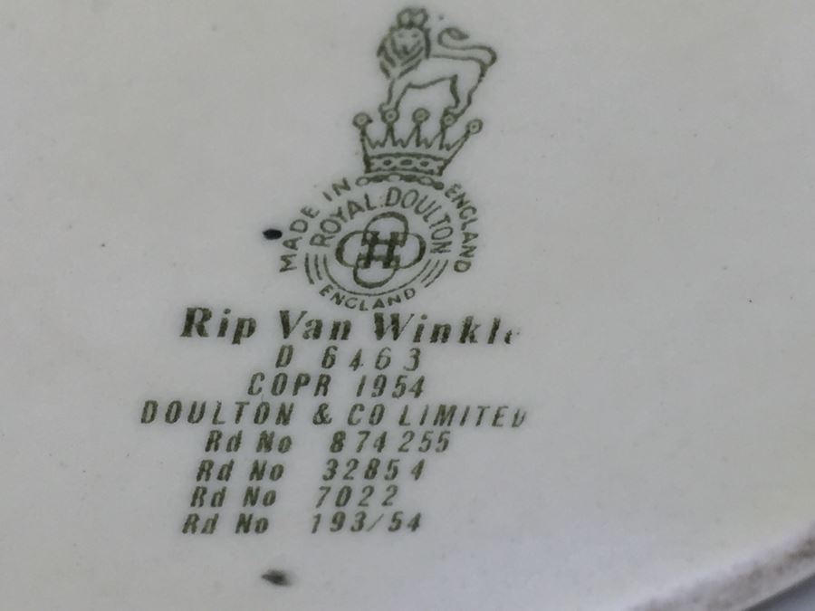 Royal Doulton Small 'Rip Van Winkle' D6463 Character Jug 1954 [Photo 12]