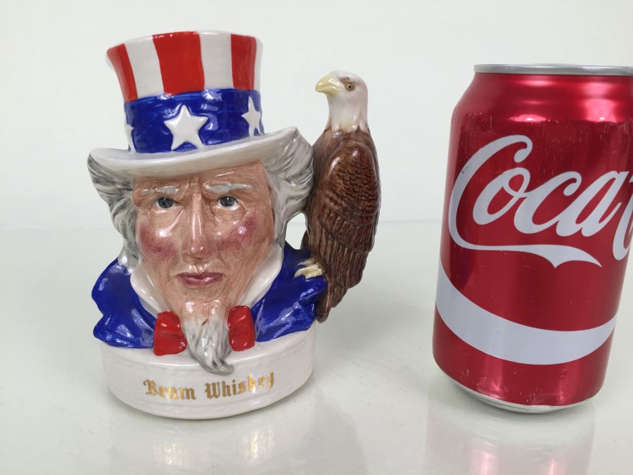 Royal Doulton Medium 'Jim Beam Bourbon Whiskey' Uncle Sam Character Jug  [Photo 4]