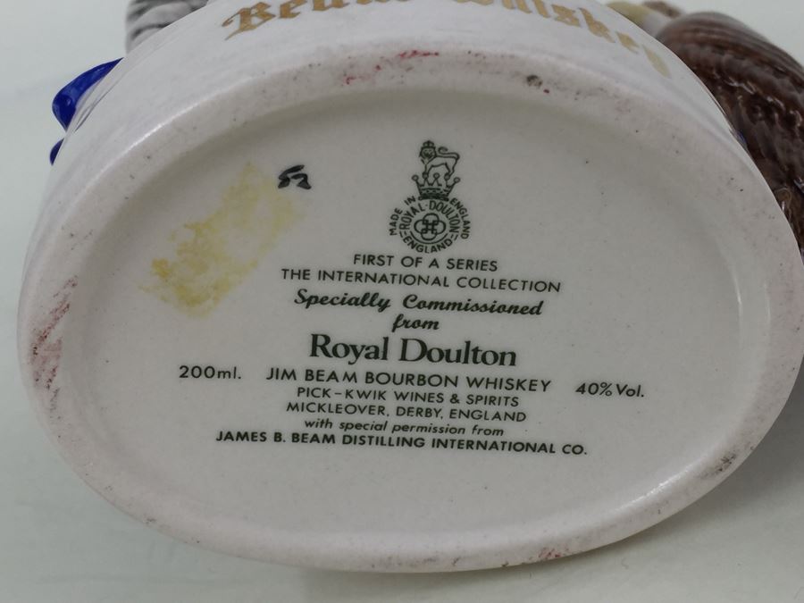 Royal Doulton Medium 'Jim Beam Bourbon Whiskey' Uncle Sam Character Jug  [Photo 3]