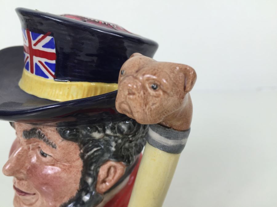 Royal Doulton Medium 'Jim Beam Bourbon Whiskey' John Bull Character Jug [Photo 7]