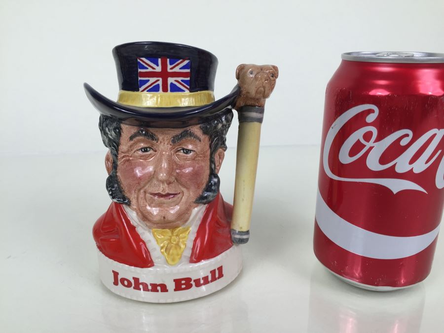 Royal Doulton Medium 'Jim Beam Bourbon Whiskey' John Bull Character Jug [Photo 4]
