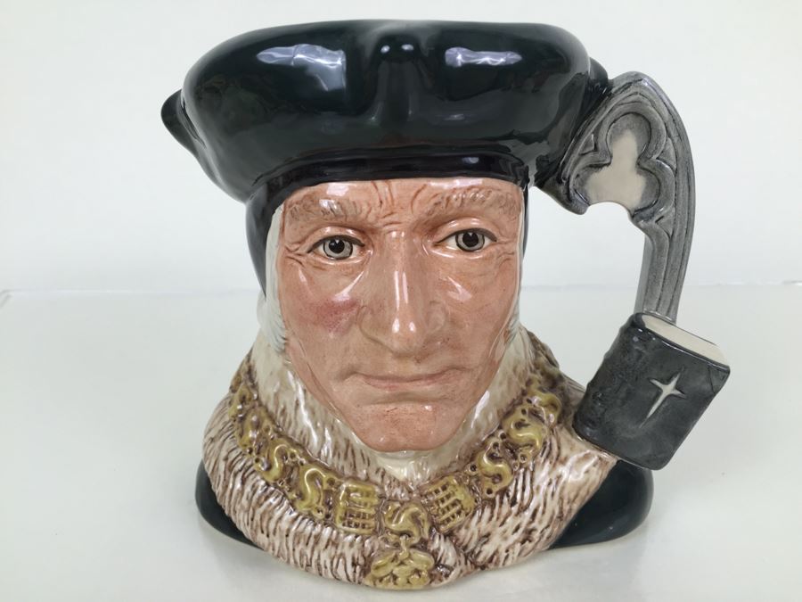 Royal Doulton Large 'Sir Thomas More' D6792 Character Pitcher 1987 [Photo 1]