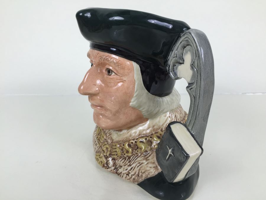 Royal Doulton Large 'Sir Thomas More' D6792 Character Pitcher 1987 [Photo 6]
