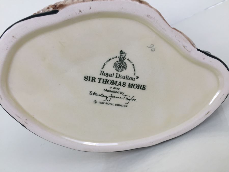 Royal Doulton Large 'Sir Thomas More' D6792 Character Pitcher 1987 [Photo 3]