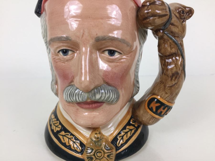 Royal Doulton Large The Great Generals Collection 'General Gordon' D6869 Character Pitcher 1990 Special Edition Of 1,500 [Photo 5]