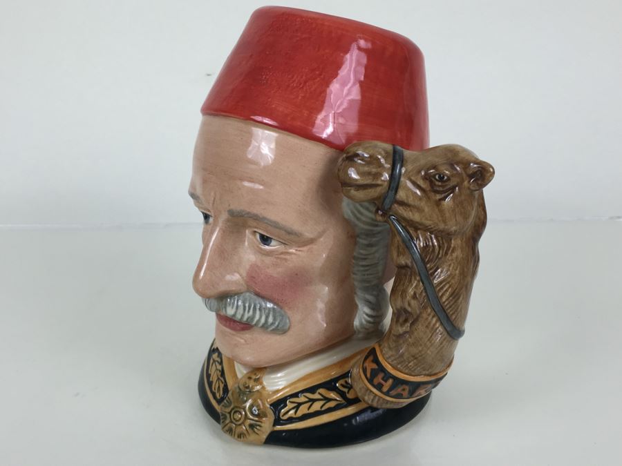 Royal Doulton Large The Great Generals Collection 'General Gordon' D6869 Character Pitcher 1990 Special Edition Of 1,500 [Photo 2]