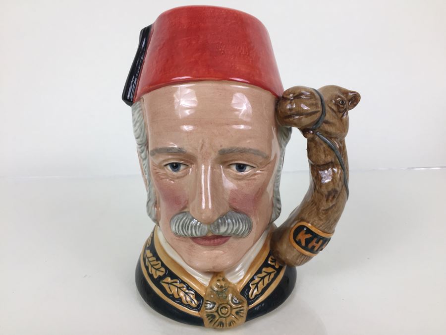 Royal Doulton Large The Great Generals Collection 'General Gordon' D6869 Character Pitcher 1990 Special Edition Of 1,500 [Photo 1]